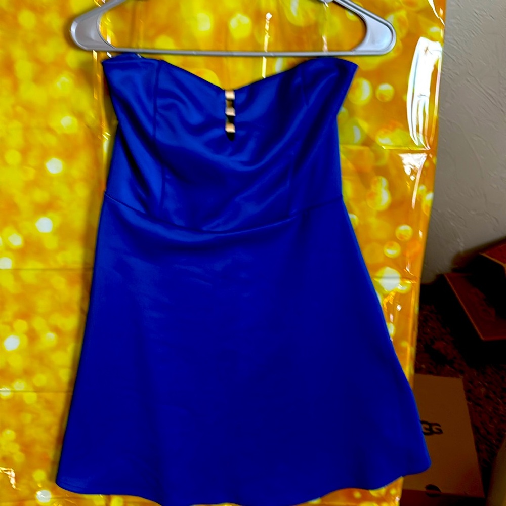 Large strapless mini dress by Charlotte Russe. Worn one time. No flaws.
